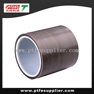 Premium PTFE Coated Fiberglass Tape-   Silicone Adhesive Backing